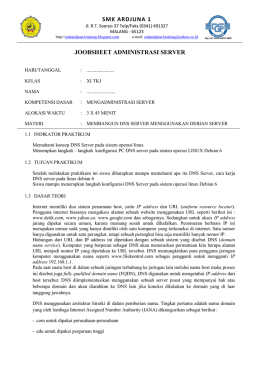 smk ardjuna 1 joobsheet administrasi server