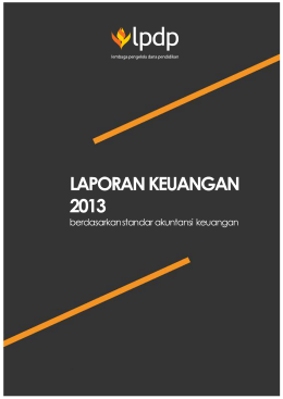 Page 1 LAPORAN KEUANGAN 2013 berdosorkonsiondorokunionsi