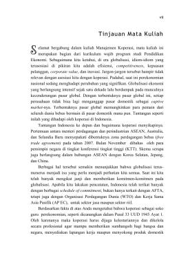 Tinjauan Mata Kuliah