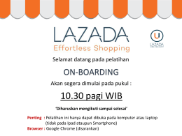 Webinar - Pelatihan Onboarding Seller Baru