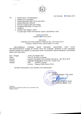 Page 1 :- Aek Kanopan, 27Oktober 2016 Yth Kepala Seksi