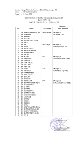 Lampiran Undangan Pelatihan Implementasi K