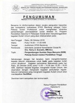Page 1 CD KEMENTERIAN SOSIAL REPUBLIK INDONESIA N