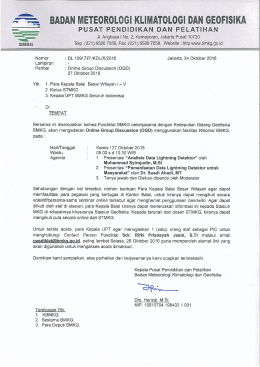 Page 1 - A - A : BADAN METEOROLOGI KLIMATOLOGI DAN