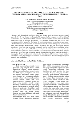 17 THE DEVELOPMENT OF MULTIPLE INTELLIGENCE BASED
