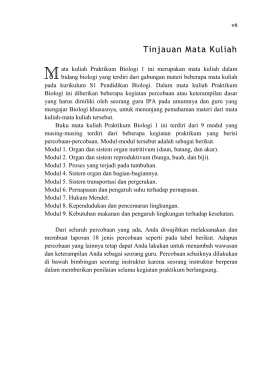 Tinjauan Mata Kuliah - Universitas Terbuka