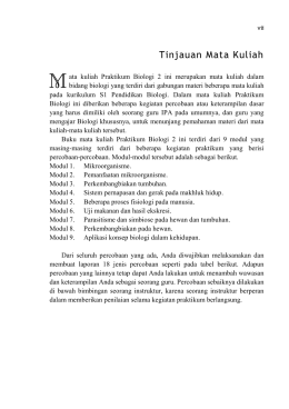 Tinjauan Mata Kuliah - Universitas Terbuka