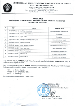 &xi; 覇 - Fakultas Ilmu Administrasi