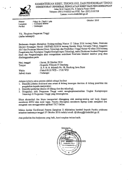Page 1 KEMENTERIANRISET, TEKNOLOGI, DAN PENDIDIKAN