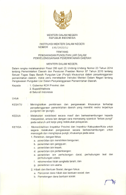 instruksi menteri dalam negeri nomor 180/3935/sj tentang