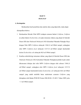 68 BAB VI PENUTUP A. Kesimpulan Berdasarkan hasil penelitian
