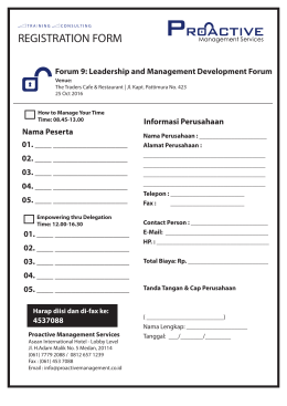 04. ____ 05. ____ Informasi Perusahaan