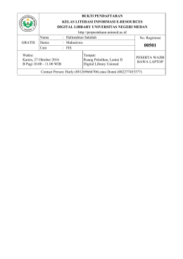 00501 - UPT Perpustakaan UNIMED