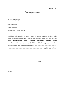 estn&eacute; prohl&aacute;&scaron;en&iacute;