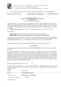 Exekutorsk&yacute; &uacute;řad Nov&yacute; Jič&iacute;n, &Scaron;tef&aacute;nikova 9, 741 01 Nov&yacute;