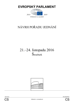 21.&ndash;24. listopadu 2016