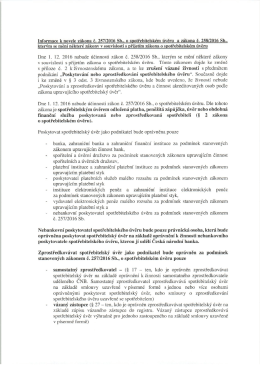 Informace k novele č. 257/2016 Sb. o spotřebitelsk&eacute;m &uacute;věru a