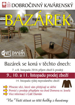 bazárek.CDR - Domov sv. Josefa