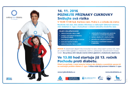 14. 11. 2016 POZNEJTE PŘ&Iacute;ZNAKY CUKROVKY Snižujte sv&aacute;