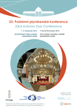 Pozv&aacute;nka - Česk&yacute; plyn&aacute;rensk&yacute; svaz