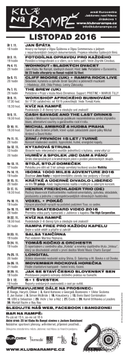 Program v PDF - Klub Na Rampě