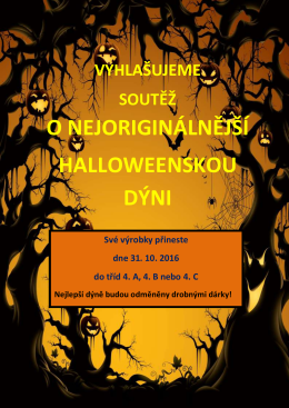 Halloweenská dýně