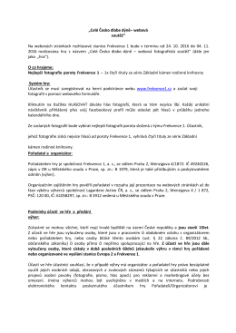 &bdquo;Cel&eacute; Česko dlabe d&yacute;ně&ndash; webov&aacute; soutěž&ldquo; Na