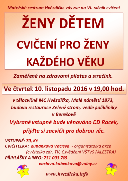 cvičení pro ženy každého věku