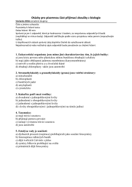 test z biologie