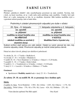 30. neděle v mezidob&iacute; - Farnost Nov&aacute; Hradečn&aacute;