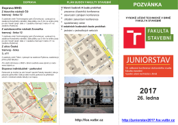 pozvanka cz.cdr - Vysoké učení technické v Brně