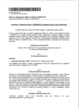 Výběrové řízení UZSVM 8206