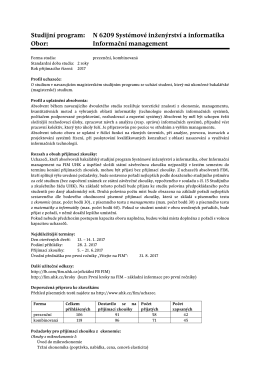 Informačn&iacute; management - Univerzita Hradec Kr&aacute;lov&eacute;