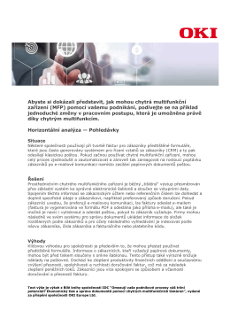 Abyste si dok&aacute;zali představit, jak mohou chytr&aacute; multifunkčn&iacute;