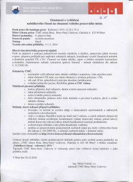 Page 1 E | R | N | O % // nab&iacute;dkov&eacute;ho ř&iacute;zen&iacute; na obsazen&iacute; voln&eacute;ho