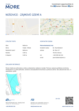 NO&Scaron;OVICE - Z&Aacute;JMOV&Eacute; &Uacute;ZEM&Iacute; A