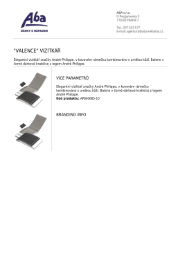 "valence" vizitk&aacute;ř