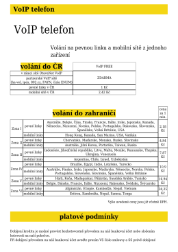 VoIP telefon