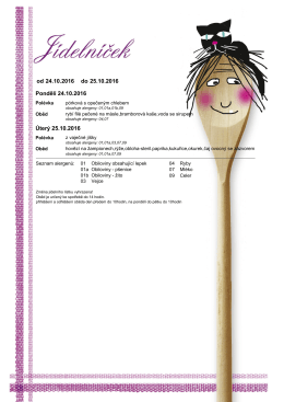 24. 10. - 25. 10. 2016