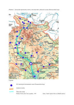 Př&iacute;loha &minus; rozložen&iacute; atraktivit cestovn&iacute;ho ruchu v Olomouck&eacute;m kraji v