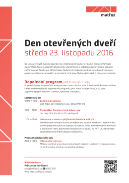 Den otevřen&yacute;ch dveř&iacute; (program)