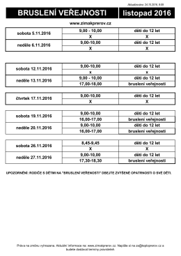Bruslení veřejnosti 2016 - VEŘEJNOST