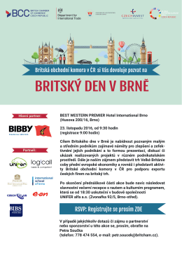 BRITSKÝ DEN V BRNE