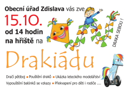Drakiada 2016 - Obec Zdislava