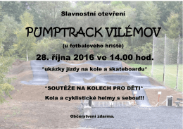 PUMPTRACK VILÉMOV