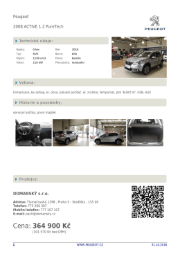 Stáhnout detail vozu v PDF