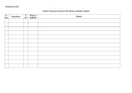 KONZULTACE souhrn řešení pro návrh nového zákona o