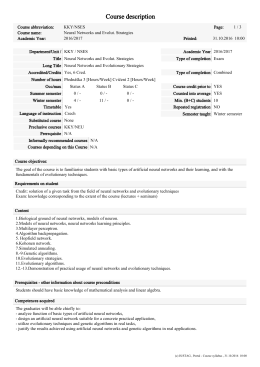 Course description