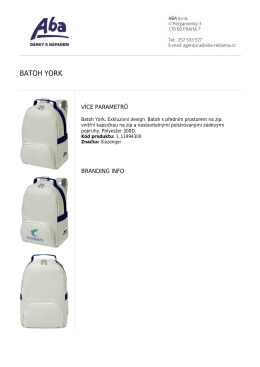 batoh york - ABA Reklama