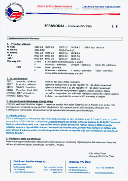 Page 1 çıvēPw, - - - SA O CESKY SVAZ LEDNIHO HOKEJE CZECH